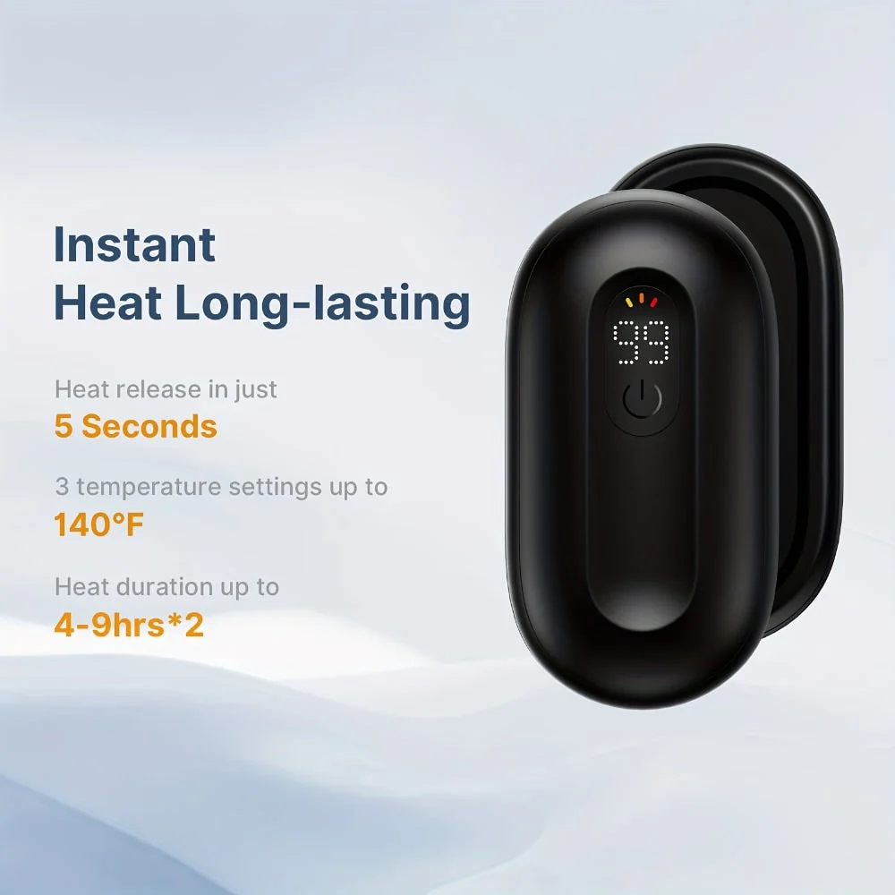 Rechargeable Hand Warmers Portable Instant Heat Dual-Pack - Image 3